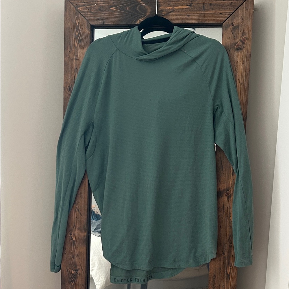 lululemon athletica Men's Green dry dense Hoodie